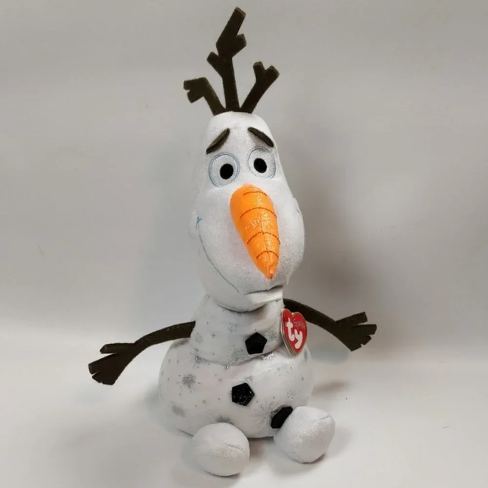 FREE* Ty Sparkle Frozen 2 Olaf Beanie Babies Stuffed Animals